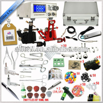 Beauty Body Art Machine Professional Tattoo Kit Completed Tattoo Piercing Set